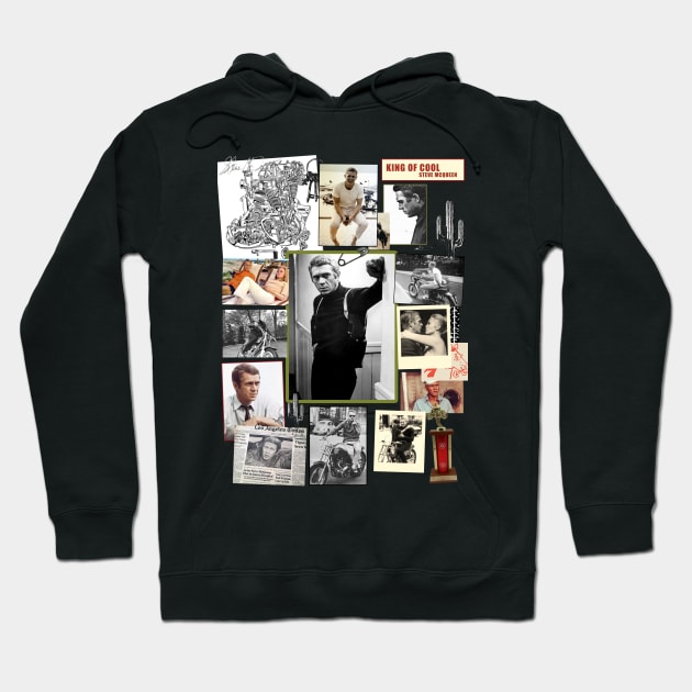 STEVE MCQUEEN COLLAGE Hoodie by CS77